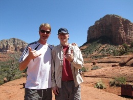 Kurtis & Larry in Sedona